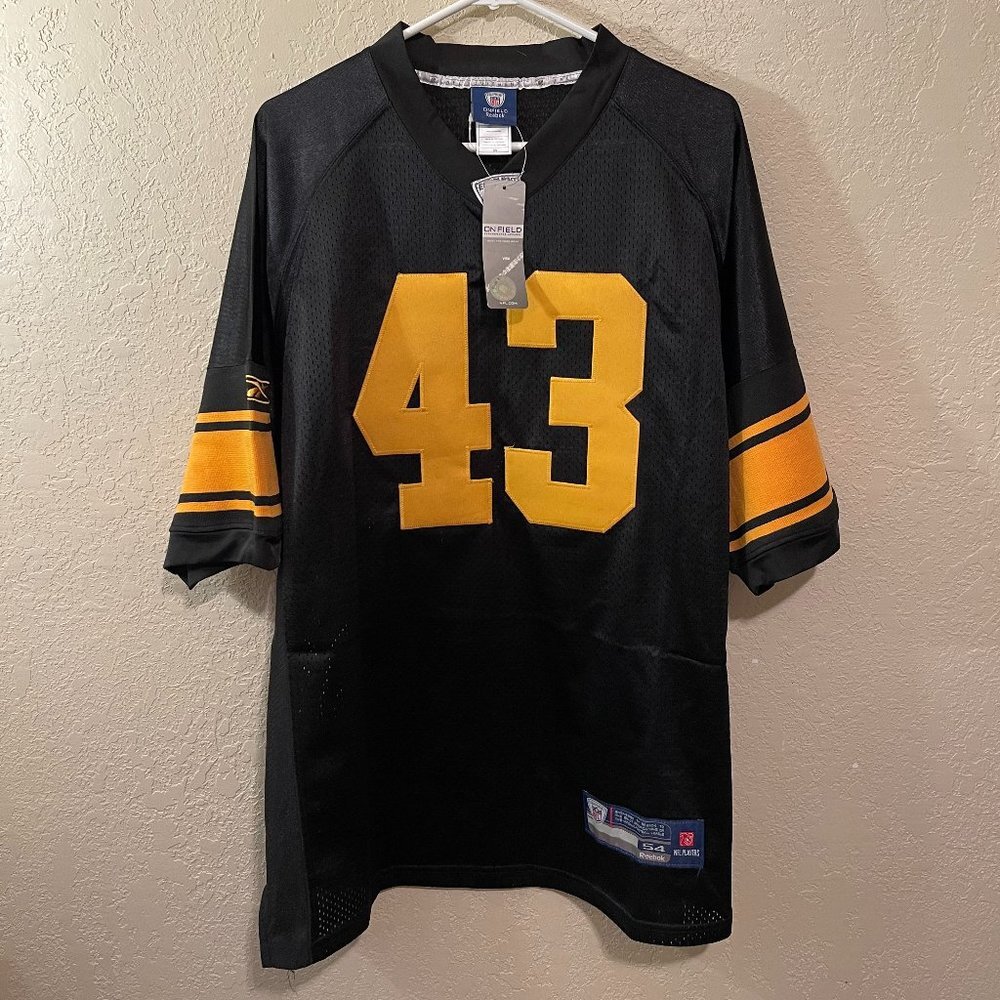 New With Tags Men's Troy Polamalu Pittsburgh Steelers Jersey